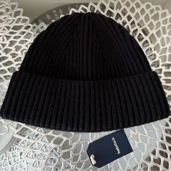Hat Attack Match Rib Knit Beanie Hat in Black NWT main image 8